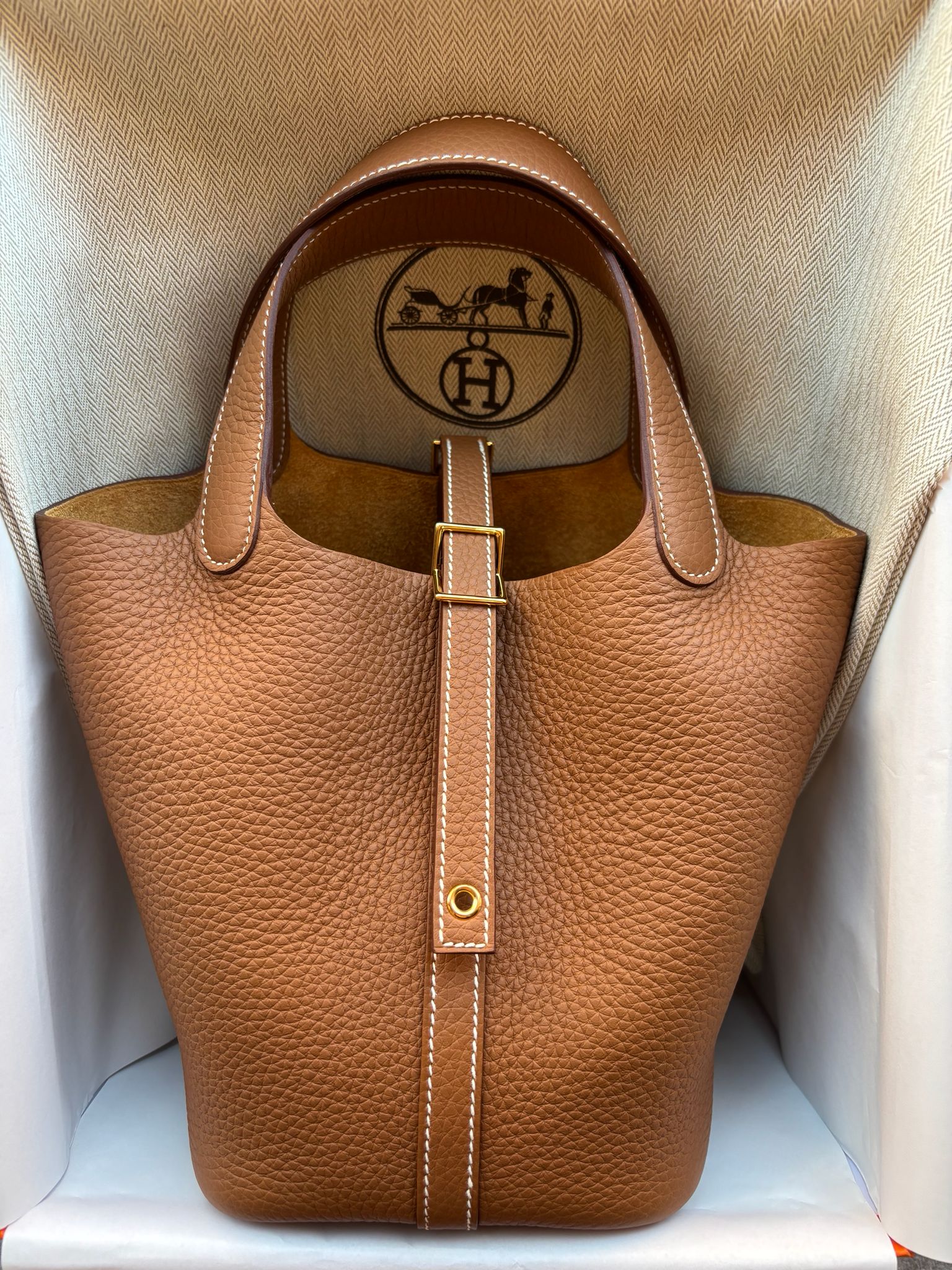 Hermès Picotin 18 Gold TC GHW