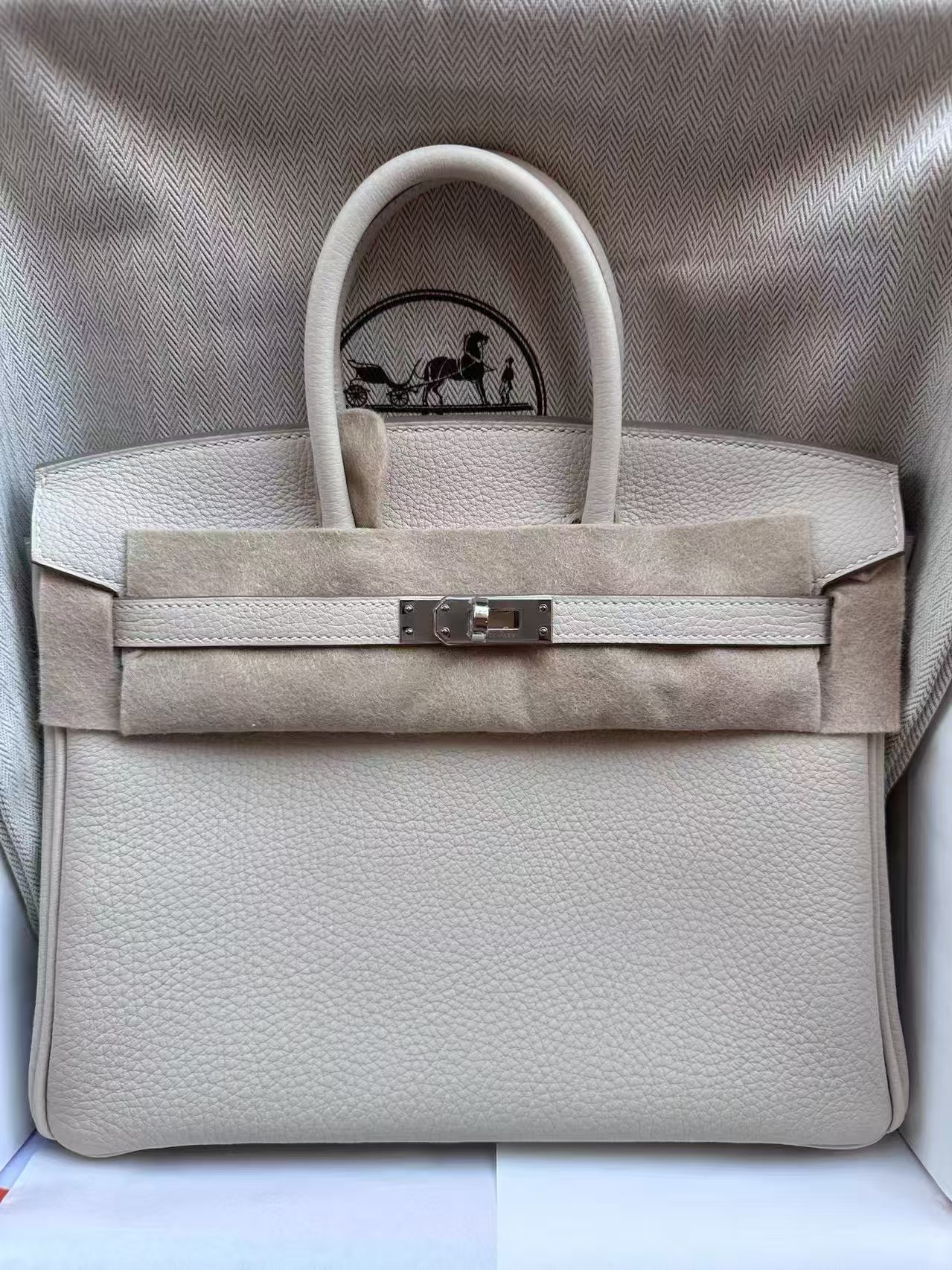 Hermès Birkin 25 Craie Togo PHW