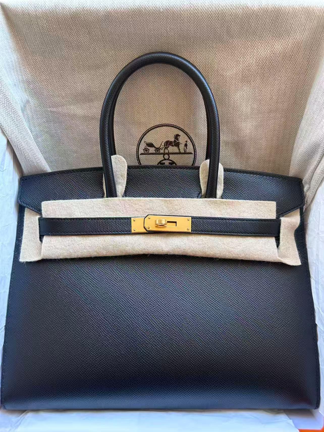 Hermès Birkin 30 Black Epsom GHW