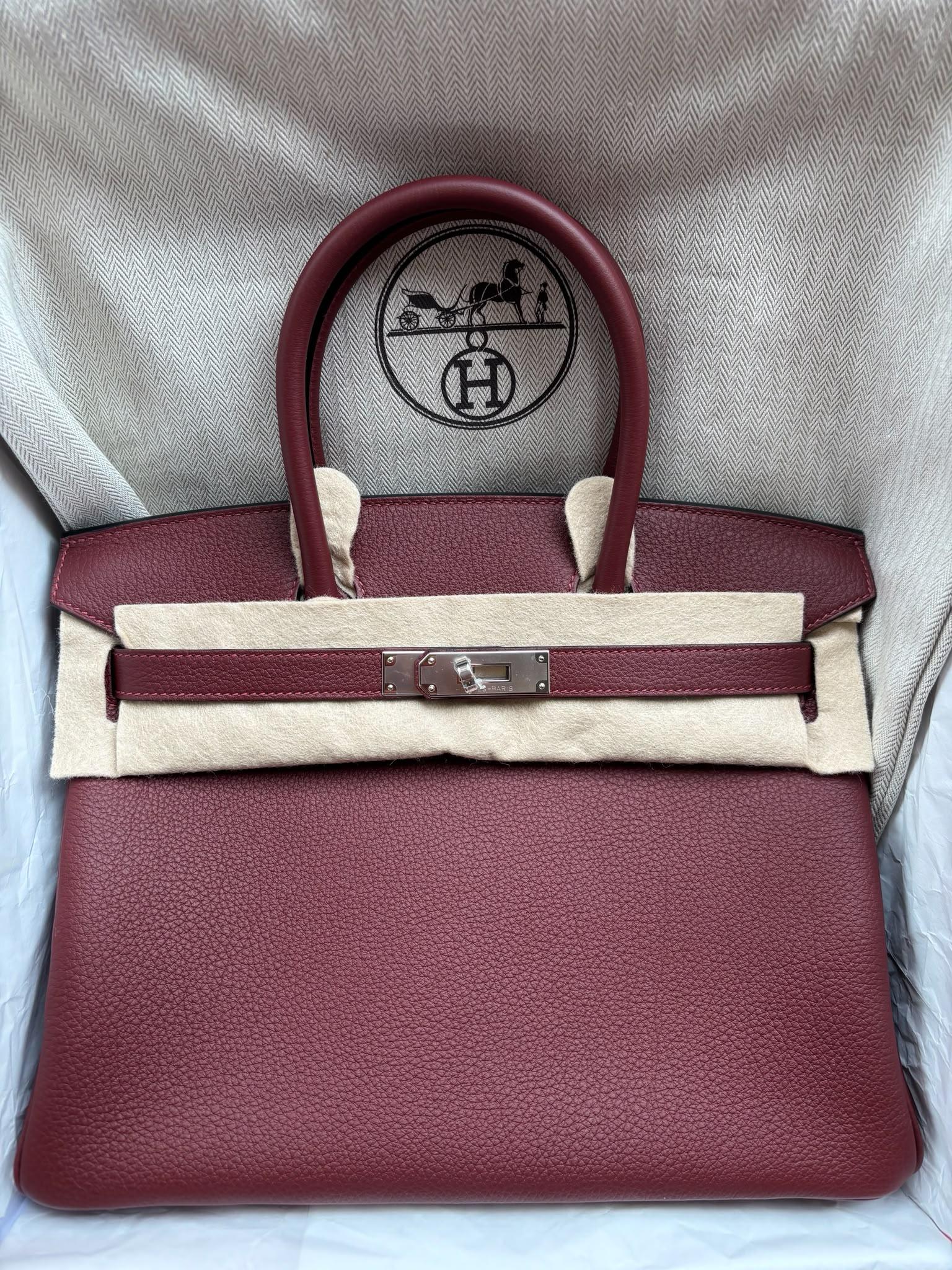 Hermès Birkin 30 Rouge H Togo PHW