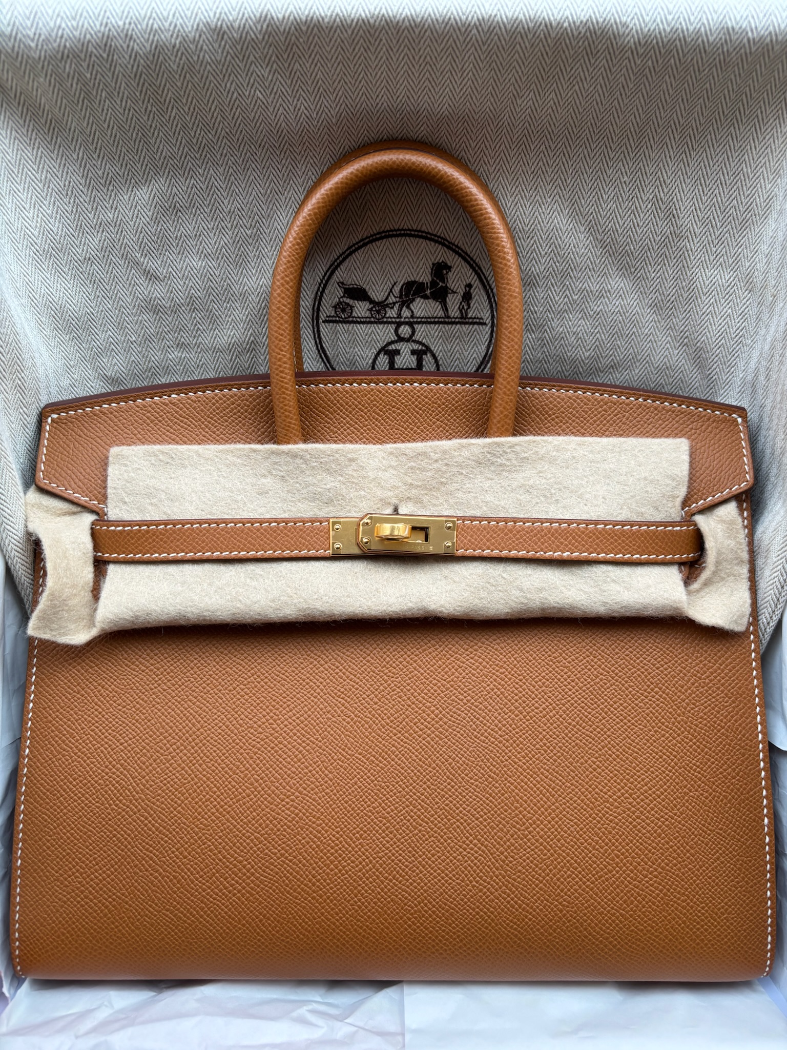 Hermès Birkin 25 Gold Epsom GHW
