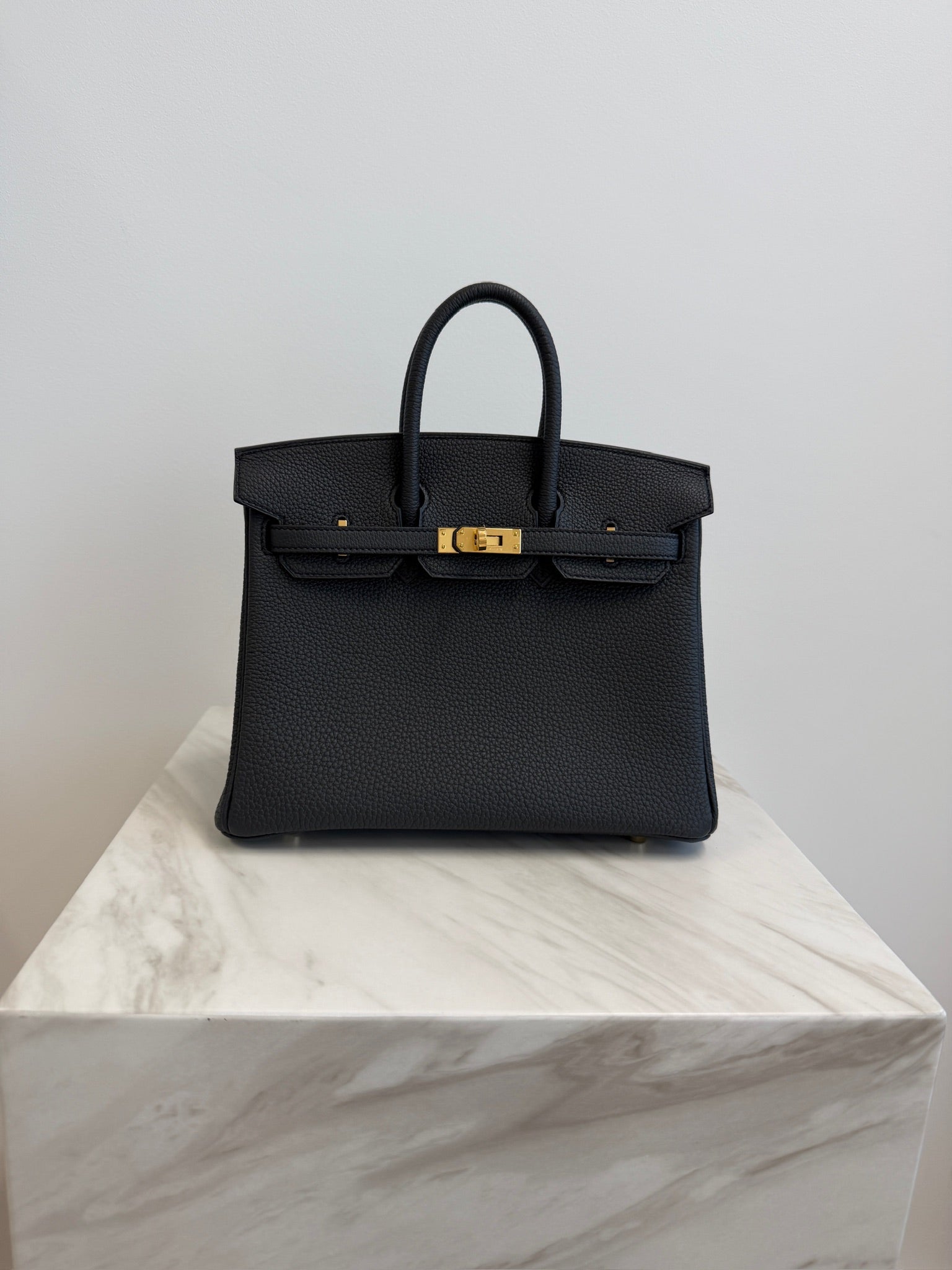 Hermès Birkin 25 Plomb Togo Gold Hardware