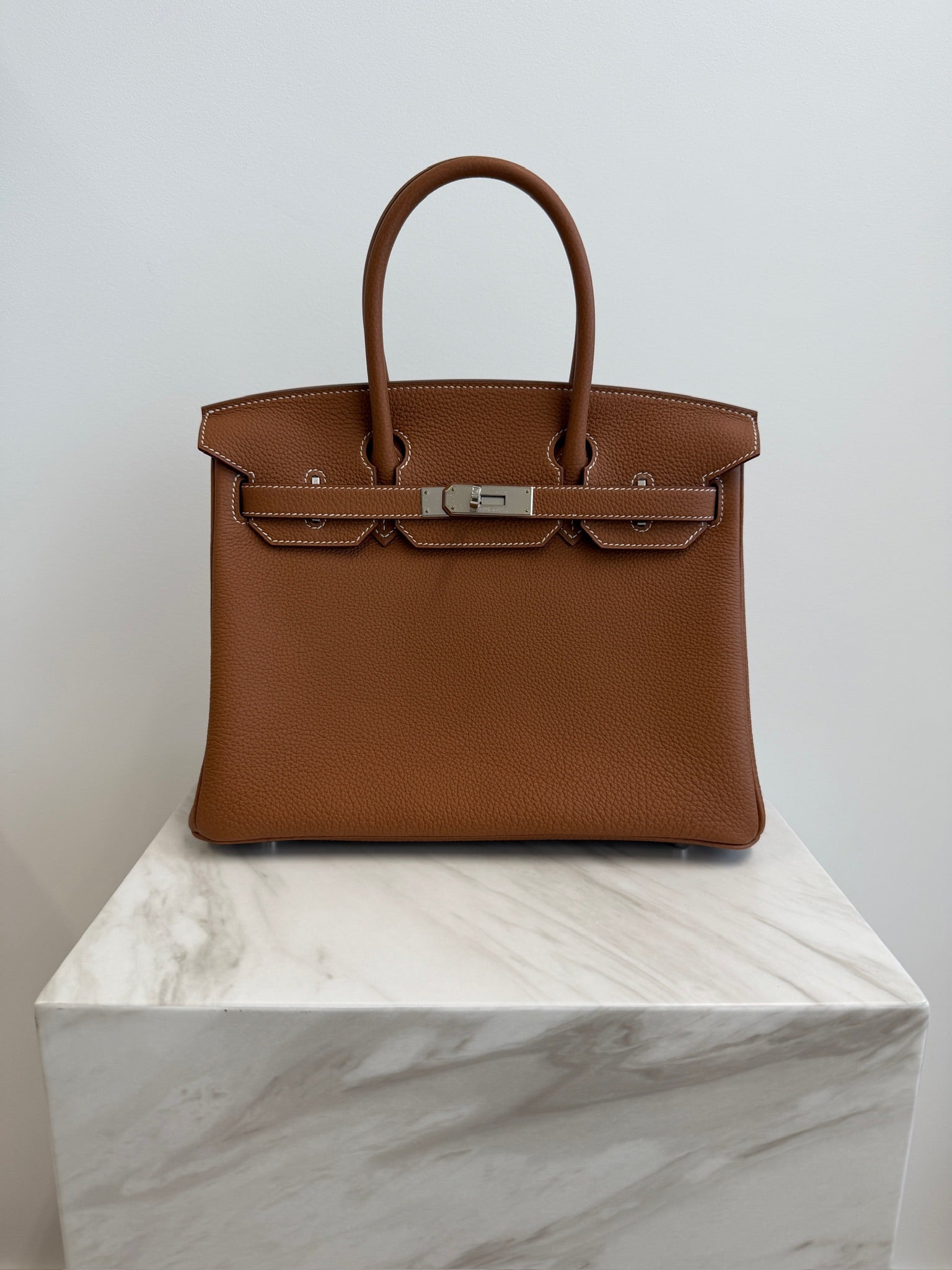Hermès Birkin 30 Gold Togo Palladium Hardware